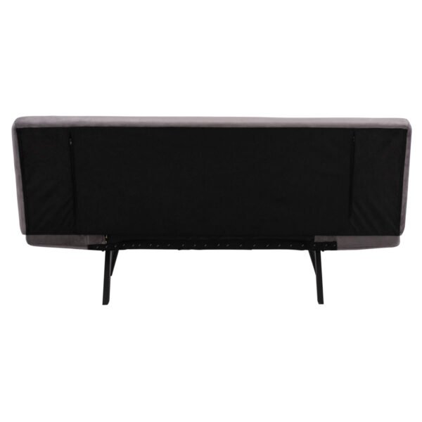 ΚΑΝΑΠΕΣ ΚΡΕΒΑΤΙ 3ΘΕΣΙΟΣ ΑΠΟ ΒΕΛΟΥΔΟ ΓΚΡΙ HM3167.01 182Χ80Χ88Υ εκ. - Image 6