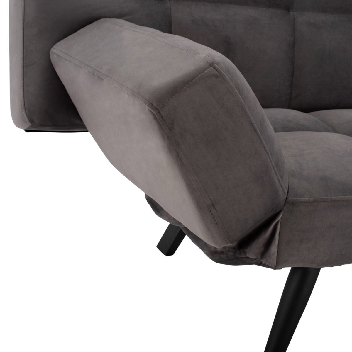 ΚΑΝΑΠΕΣ ΚΡΕΒΑΤΙ 3ΘΕΣΙΟΣ ΑΠΟ ΒΕΛΟΥΔΟ ΓΚΡΙ HM3167.01 182Χ80Χ88Υ εκ. - Image 7