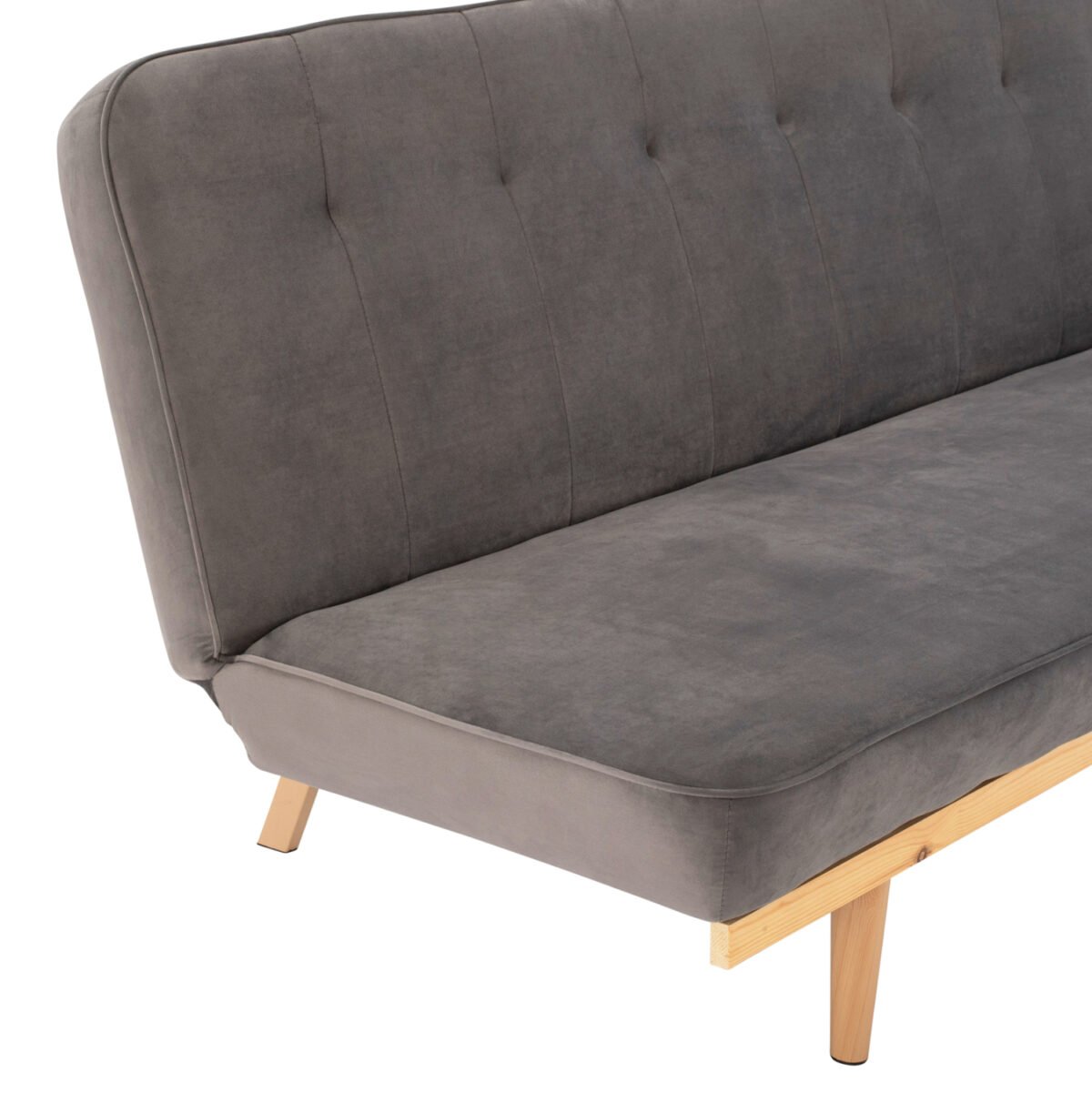 ΚΑΝΑΠΕΣ ΚΡΕΒΑΤΙ 3ΘΕΣΙΟΣ ΑΠΟ ΒΕΛΟΥΔΟ ΓΚΡΙ HM3168.01 193Χ85Χ88Υ εκ. - Image 9