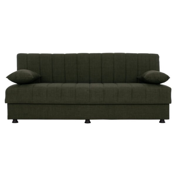 ΚΑΝΑΠΕΣ ΚΡΕΒΑΤΙ ANDRI ΤΡΙΘΕΣΙΟΣ DARK OLIVE HM3239.05 180x72x77 εκ. - Image 4