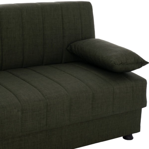 ΚΑΝΑΠΕΣ ΚΡΕΒΑΤΙ ANDRI ΤΡΙΘΕΣΙΟΣ DARK OLIVE HM3239.05 180x72x77 εκ. - Image 6