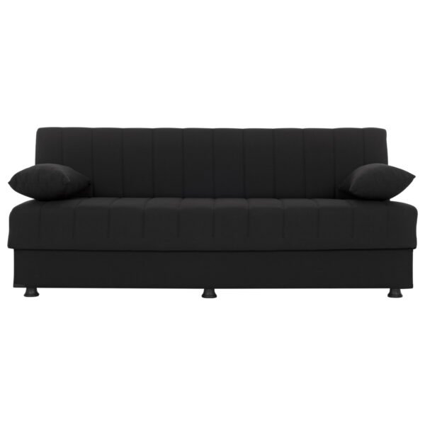 ΚΑΝΑΠΕΣ ΚΡΕΒΑΤΙ ANDRI ΤΡΙΘΕΣΙΟΣ ΜΑΥΡΟΣ HM3239.01 180x72x77 εκ. - Image 4