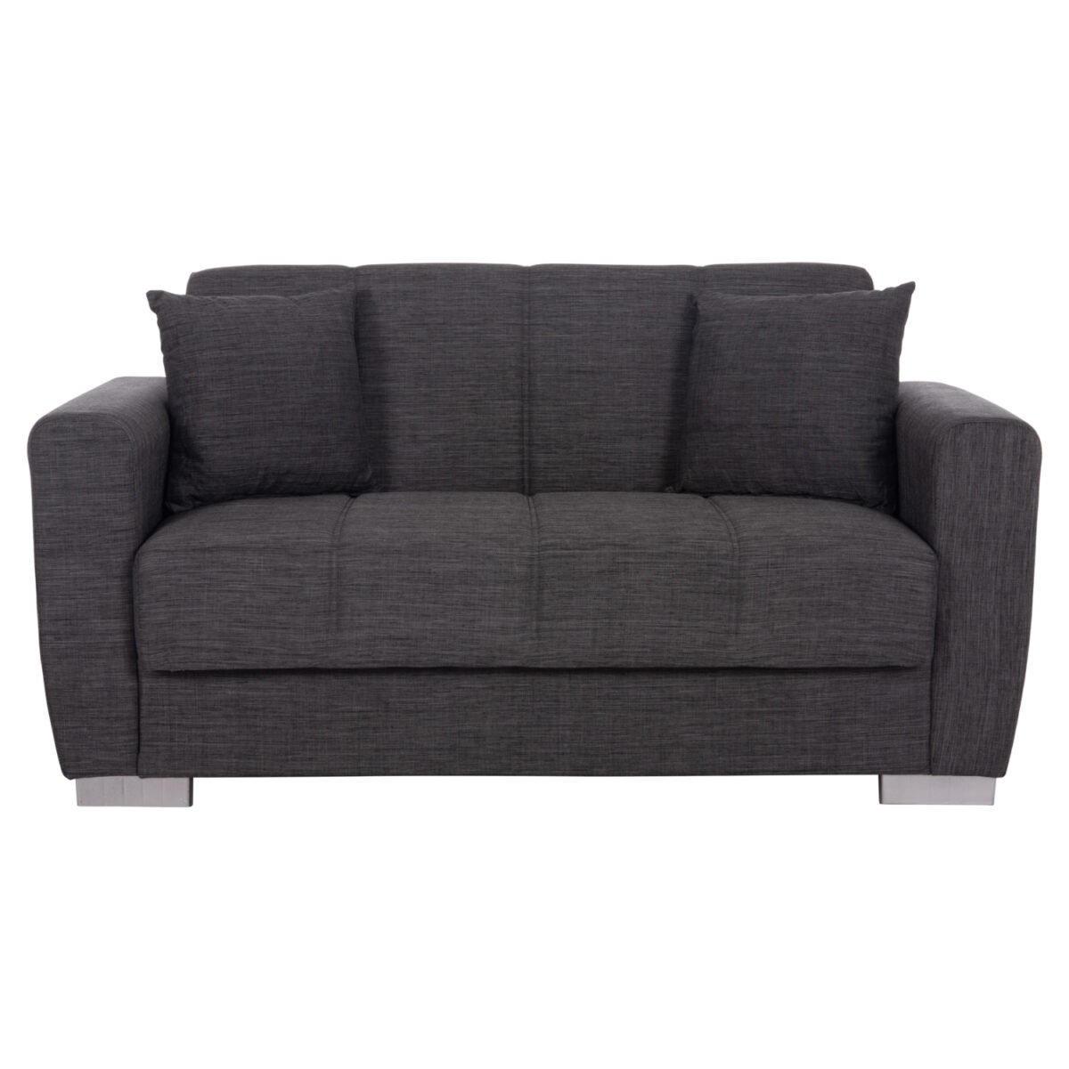 ΚΑΝΑΠΕΣ ΚΡΕΒΑΤΙ POLYA ΔΙΘΕΣΙΟΣ ΓΚΡΙ HM3241.03 153x87x77Υεκ. - Image 4