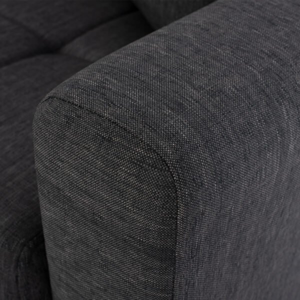 ΚΑΝΑΠΕΣ ΚΡΕΒΑΤΙ HEMA ΔΙΘΕΣΙΟΣ  ΨΗΛΗ ΠΛΑΤΗ ΓΚΡΙ HM3243.03 160x84x88 εκ. - Image 9