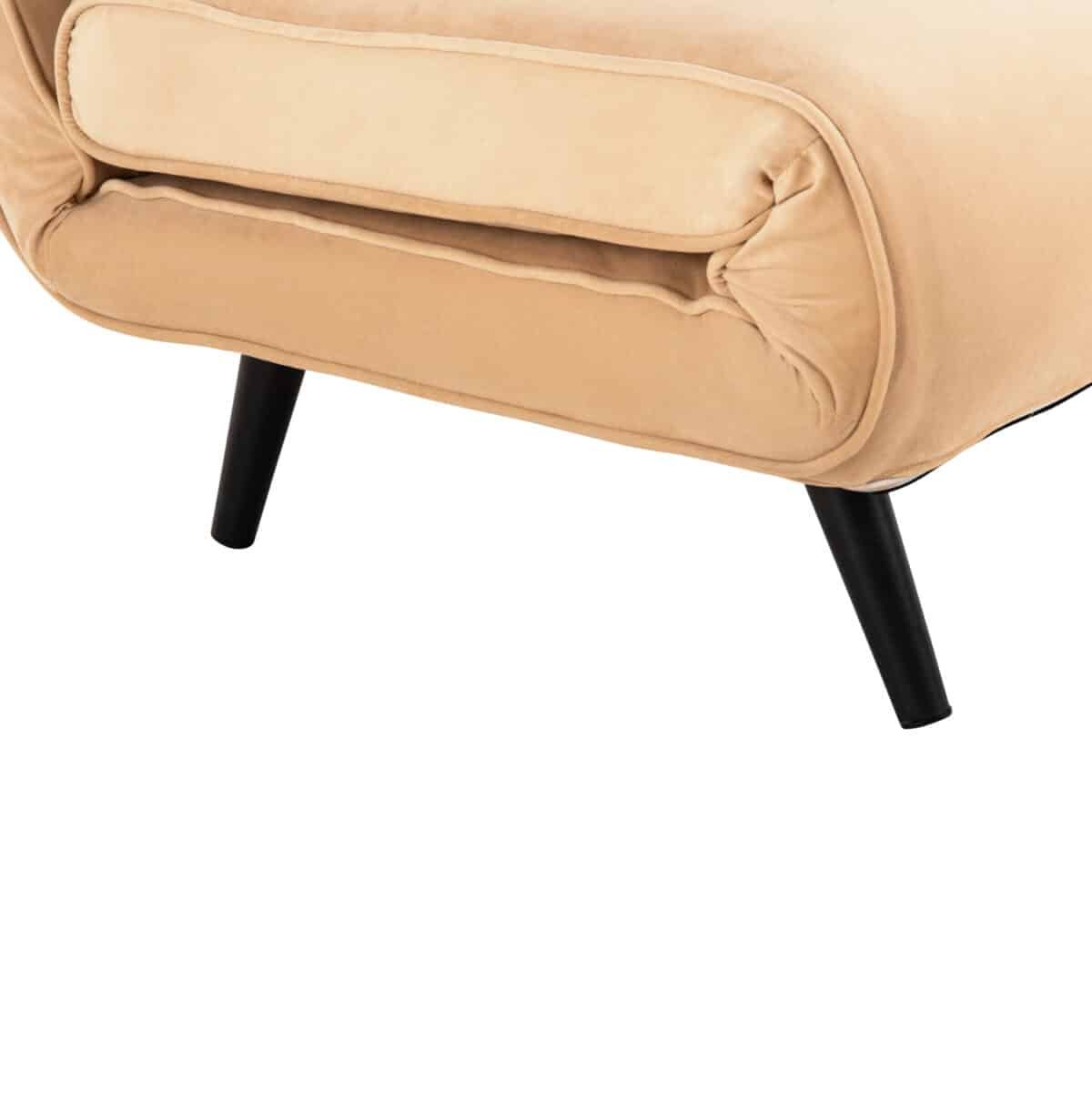 ΚΑΝΑΠΕΣ ΚΡΕΒΑΤΙ 2 ΑΤΟΜΩΝ ASMA HM3077.17 ΜΕ ΒΕΛΟΥΔΟ ΜΠΕΖ 140x80x77Yεκ. - Image 10