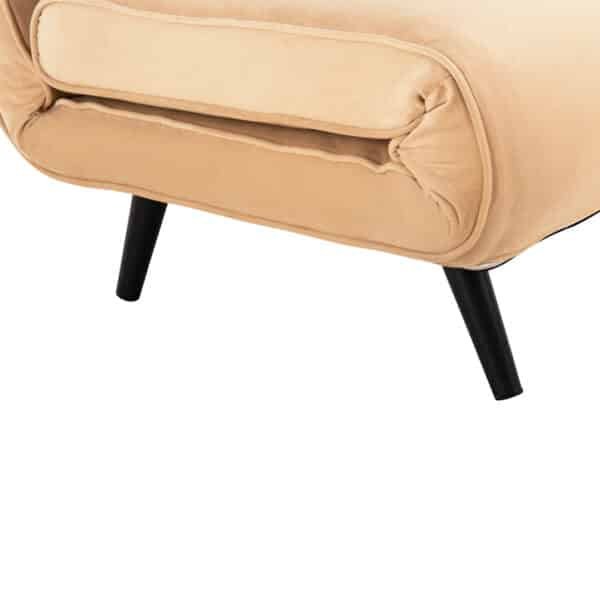 ΚΑΝΑΠΕΣ ΚΡΕΒΑΤΙ 2 ΑΤΟΜΩΝ ASMA HM3077.17 ΜΕ ΒΕΛΟΥΔΟ ΜΠΕΖ 140x80x77Yεκ. - Image 10