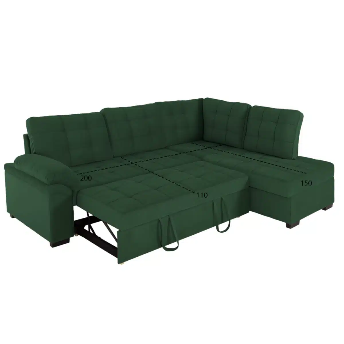 ΚΑΝΑΠΕΣ ΚΡΕΒΑΤΙ JADE HM3144.05R ΔΕΞΙΑ ΓΩΝΙΑ ΚΥΠΑΡΙΣΣΙ ΒΕΛΟΥΔΟ 250x80-180x73-88Υεκ. - Image 3