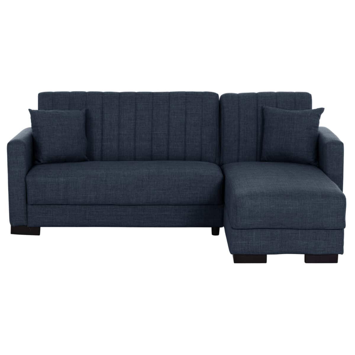 ΚΑΝΑΠΕΣ ΚΡΕΒΑΤΙ GHUFRAN ΓΩΝΙΑ ΑΝΑΣΤΡΕΨΙΜΗ ΜΠΛΕ HM3244.07 ΜΕ ΑΠΟΘΗΚΕΤΙΚΟ ΧΩΡΟ 202x140x78Yεκ. - Image 5