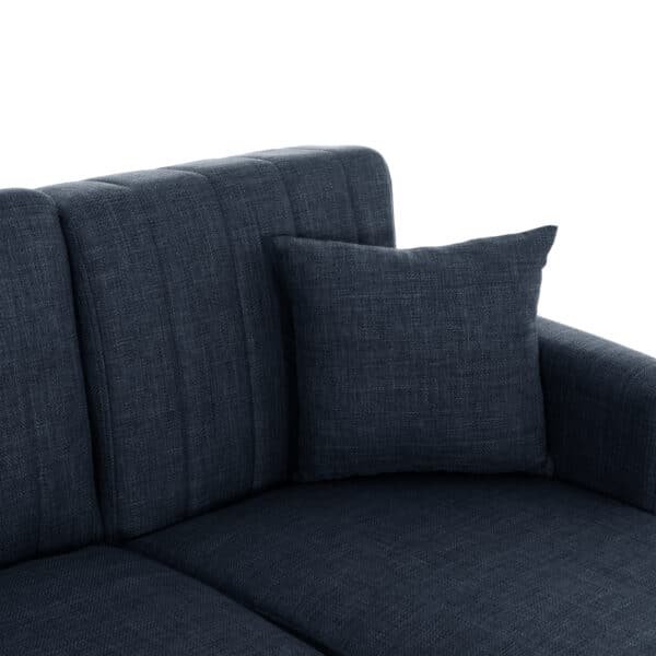 ΚΑΝΑΠΕΣ ΚΡΕΒΑΤΙ GHUFRAN ΓΩΝΙΑ ΑΝΑΣΤΡΕΨΙΜΗ ΜΠΛΕ HM3244.07 ΜΕ ΑΠΟΘΗΚΕΤΙΚΟ ΧΩΡΟ 202x140x78Yεκ. - Image 8