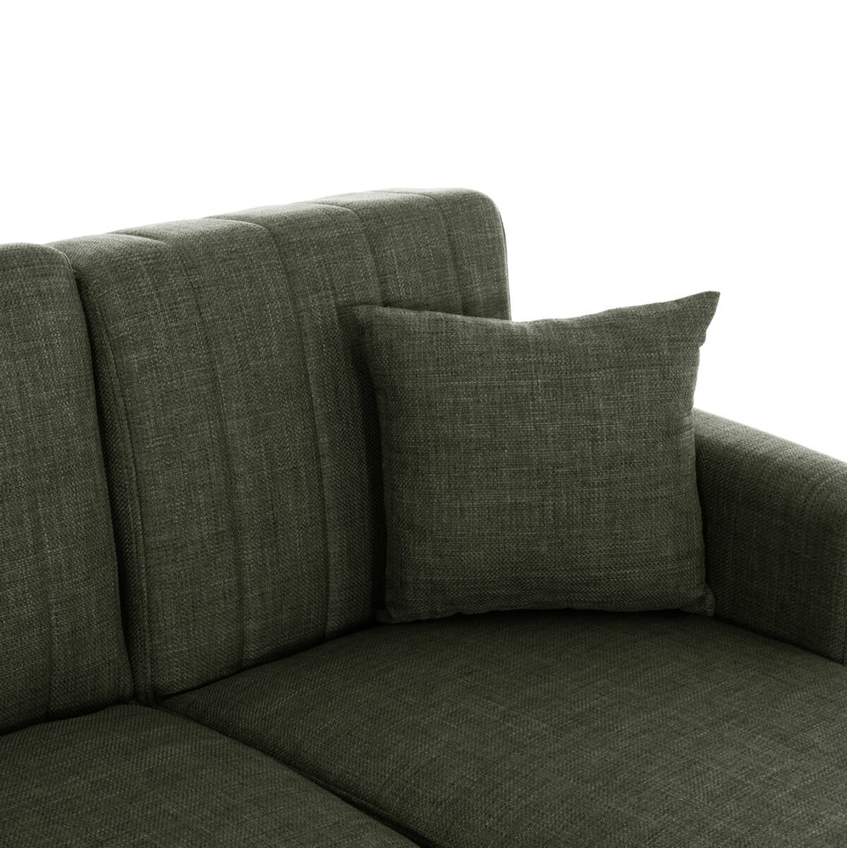 ΚΑΝΑΠΕΣ ΚΡΕΒΑΤΙ GHUFRAN ΓΩΝΙΑ ΑΝΑΣΤΡΕΨΙΜΗ DARK OLIVE ΜΕ ΑΠΟΘΗΚΕΤΙΚΟ ΧΩΡΟ HM3244.05 202x140x78Yεκ. - Image 8