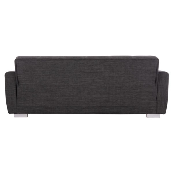 ΚΑΝΑΠΕΣ ΚΡΕΒΑΤΙ POLYA ΤΡΙΘΕΣΙΟΣ HM3240.03 ΓΚΡΙ 215x85x76Υ εκ. - Image 7