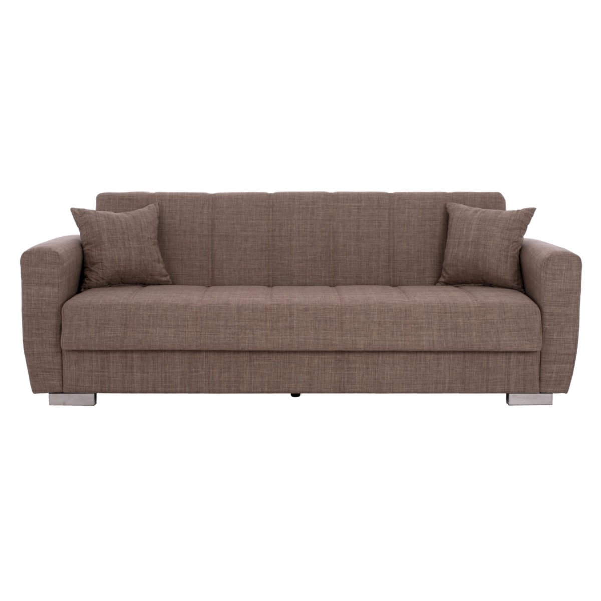 ΚΑΝΑΠΕΣ ΚΡΕΒΑΤΙ POLYA ΤΡΙΘΕΣΙΟΣ ΚΑΦΕ HM3240.02 215x80x77 εκ. - Image 4