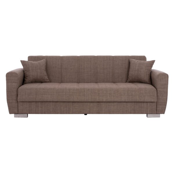 ΚΑΝΑΠΕΣ ΚΡΕΒΑΤΙ POLYA ΤΡΙΘΕΣΙΟΣ ΚΑΦΕ HM3240.02 215x80x77 εκ. - Image 4