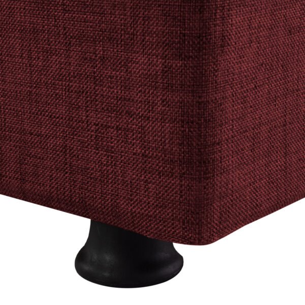 ΚΑΝΑΠΕΣ ΚΡΕΒΑΤΙ ANDRI ΤΡΙΘΕΣΙΟΣ ΚΟΚΚΙΝΟ HM3239.06 180x72x77 εκ. - Image 10