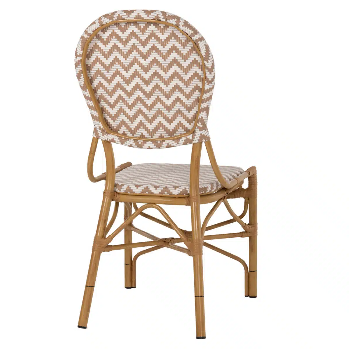 ΚΑΡΕΚΛΑ ΑΛΟΥΜΙΝΙΟΥ BAMBOO LOOK ΦΥΣΙΚΟ - ΛΕΥΚΟ HM5927.03 46x56x95Yεκ. - Image 5