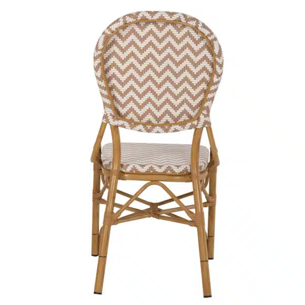 ΚΑΡΕΚΛΑ ΑΛΟΥΜΙΝΙΟΥ BAMBOO LOOK ΦΥΣΙΚΟ - ΛΕΥΚΟ HM5927.03 46x56x95Yεκ. - Image 6
