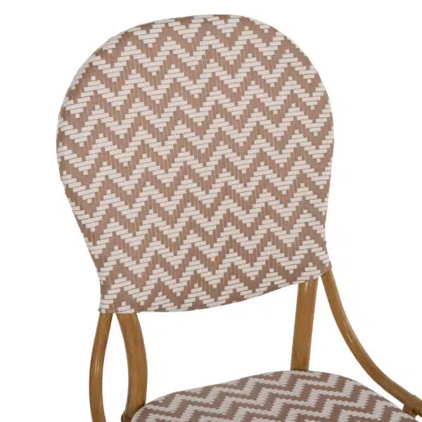 ΚΑΡΕΚΛΑ ΑΛΟΥΜΙΝΙΟΥ BAMBOO LOOK ΦΥΣΙΚΟ - ΛΕΥΚΟ HM5927.03 46x56x95Yεκ. - Image 7