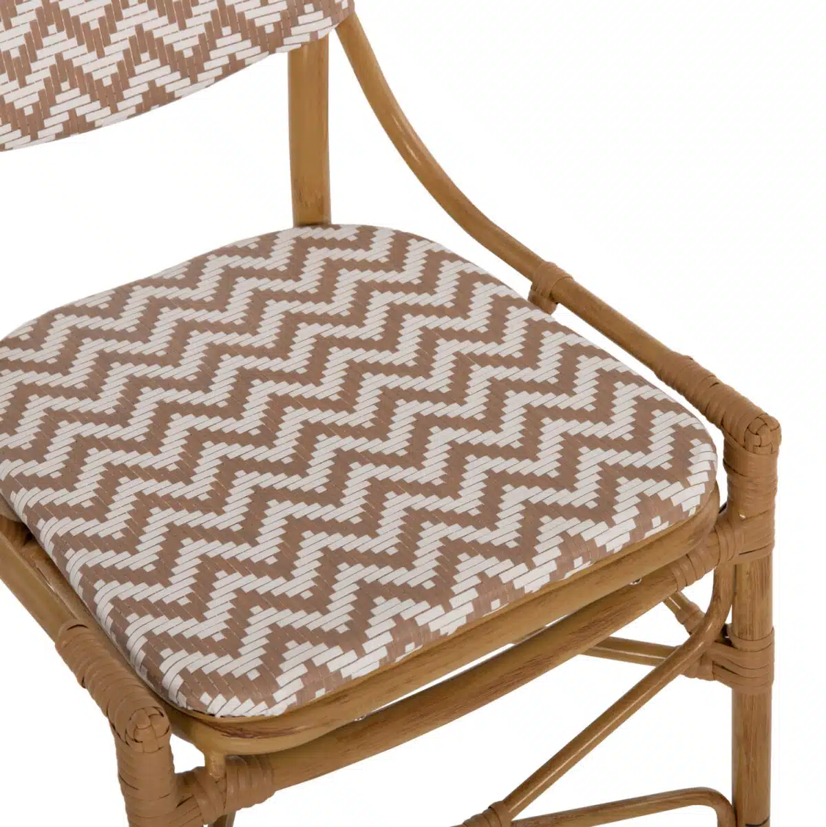 ΚΑΡΕΚΛΑ ΑΛΟΥΜΙΝΙΟΥ BAMBOO LOOK ΦΥΣΙΚΟ - ΛΕΥΚΟ HM5927.03 46x56x95Yεκ. - Image 8