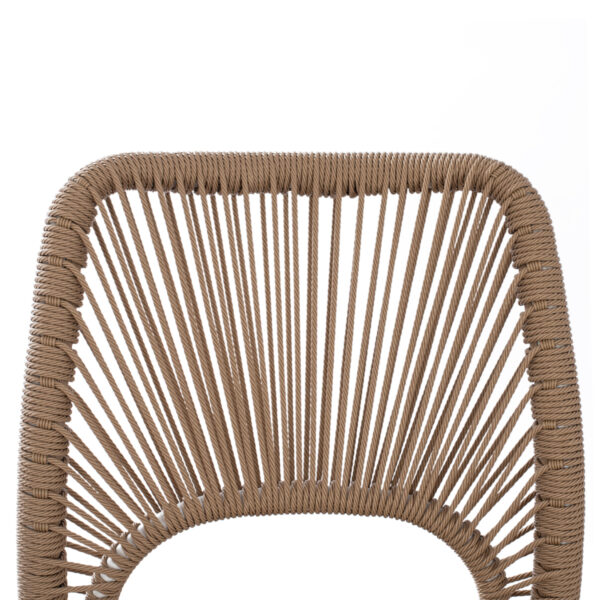 ΚΑΡΕΚΛΑ ΑΛΟΥΜΙΝΙΟΥ ΛΕΥΚΗ ΜΕ ΣΧΟΙΝΙ PE ΜΠΕΖ HM5770.01 45x63x82Υ εκ. - Image 7