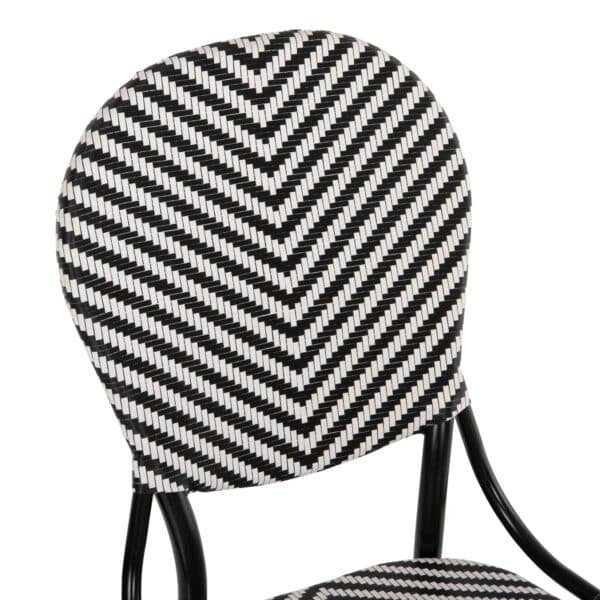 ΚΑΡΕΚΛΑ ΑΛΟΥΜΙΝΙΟΥ ΜΕ TEXTLINE ΜΑΥΡΟ-ΛΕΥΚΟ HM5927.01 46x56x95Yεκ. - Image 7