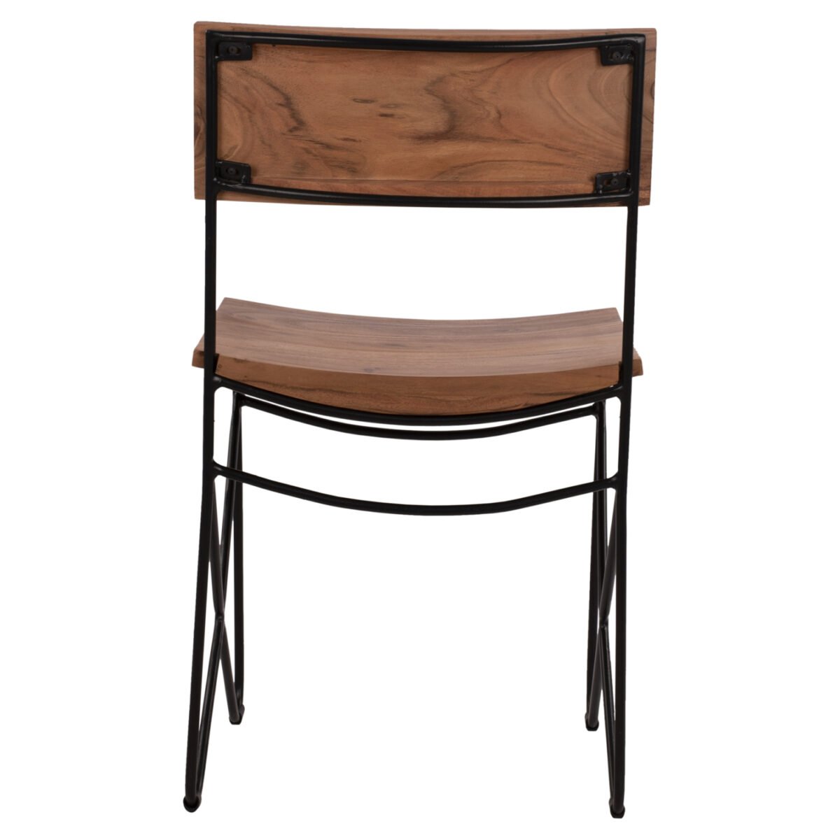 ΚΑΡΕΚΛΑ ΑΠΟ ΜΑΣΙΦ ΞΥΛΟ ΑΚΑΚΙΑΣ KAI ΜΕΤΑΛΛΟ ΦΥΣΙΚΟ 46x51x84Υεκ.HM8180.11 - Image 6