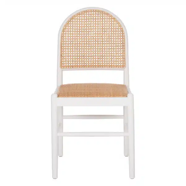 ΚΑΡΕΚΛΑ ΑΠΟ ΟΞΙΑ ΣΕ ΛΕΥΚΟ-RATTAN ΜΠΕΖ HM9407.03 43x50x87Yεκ. - Image 3