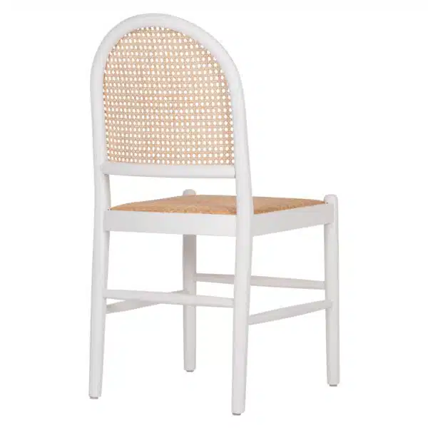 ΚΑΡΕΚΛΑ ΑΠΟ ΟΞΙΑ ΣΕ ΛΕΥΚΟ-RATTAN ΜΠΕΖ HM9407.03 43x50x87Yεκ. - Image 5