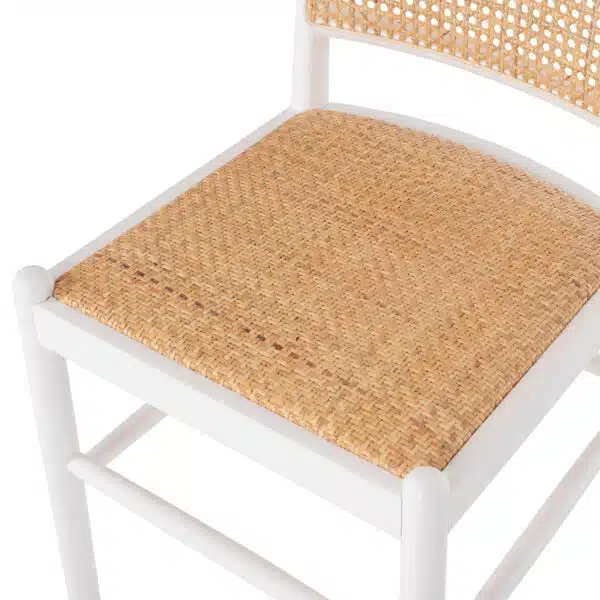 ΚΑΡΕΚΛΑ ΑΠΟ ΟΞΙΑ ΣΕ ΛΕΥΚΟ-RATTAN ΜΠΕΖ HM9407.03 43x50x87Yεκ. - Image 8