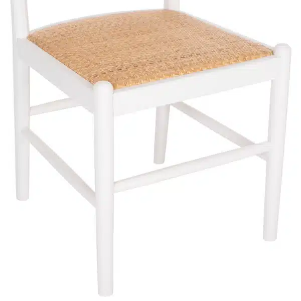 ΚΑΡΕΚΛΑ ΑΠΟ ΟΞΙΑ ΣΕ ΛΕΥΚΟ-RATTAN ΜΠΕΖ HM9407.03 43x50x87Yεκ. - Image 9