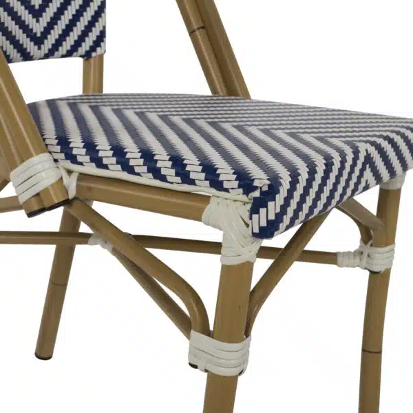ΚΑΡΕΚΛΑ BAMBOO LOOK ΜΠΛΕ-ΛΕΥΚΟ HM5860.02 46x56x88Y εκ. - Image 9