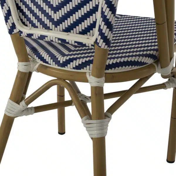ΚΑΡΕΚΛΑ BAMBOO LOOK ΜΠΛΕ-ΛΕΥΚΟ HM5860.02 46x56x88Y εκ. - Image 10