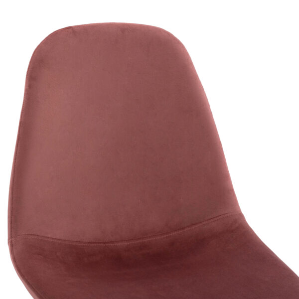 ΚΑΡΕΚΛΑ LEONARDO ΒΕΛΟΥΔΟ ΣΑΠΙΟ ΜΗΛΟ ΜΕ ΜΕΤΑΛΛΙΚΑ ΠΟΔΙΑ 45x53x85Υ εκ. HM00100.02 - Image 7