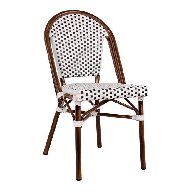 ΚΑΡΕΚΛΑ BISTRO ΑΛΟΥΜΙΝΙΟΥ BAMBOO LOOK ΜΕ ΛΕΥΚΟ-ΜΑΥΡΟ RATTAN HM5566.01 45x54x90Υεκ. ΚΑΡΕΚΛΑ BISTRO ΑΛΟΥΜΙΝΙΟΥ BAMBOO LOOK ΜΕ ΛΕΥΚΟ-ΜΑΥΡΟ RATTAN HM5566.01 45x54x90Υεκ.