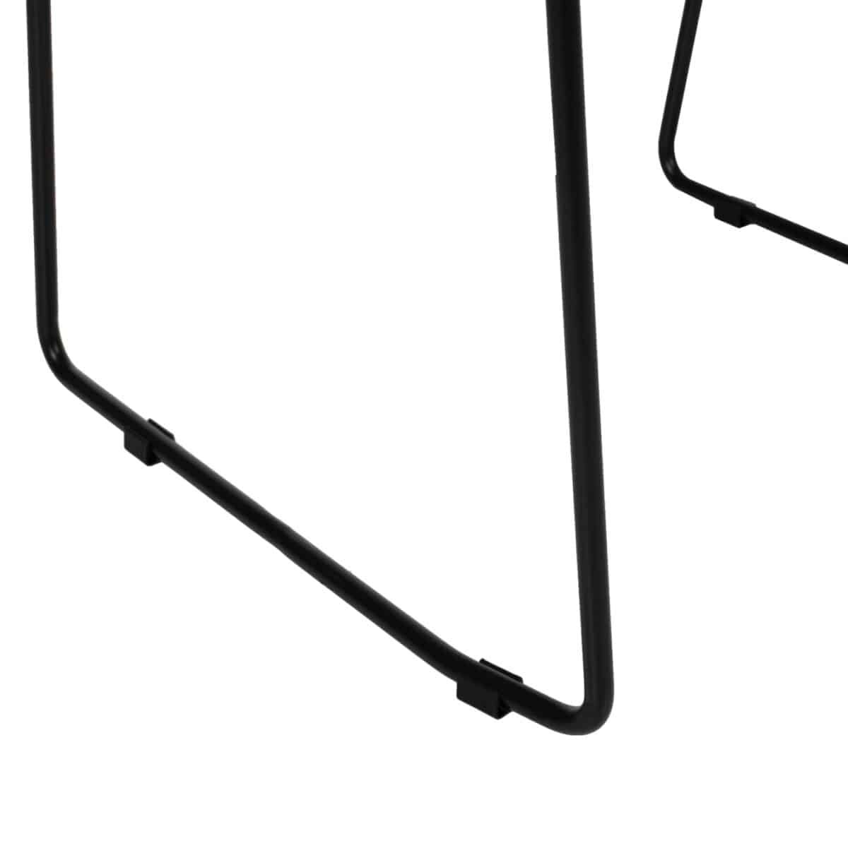 ΚΑΡΕΚΛΑ ΜΕΤΑΛΛΙΚΗ ΜΑΥΡΗ HM5866.01 ΜΑΥΡΟ ΜΑΞΙΛΑΡΙ & RATTAN ΦΥΣΙΚΟ 51.5x58x86Yεκ. - Image 10