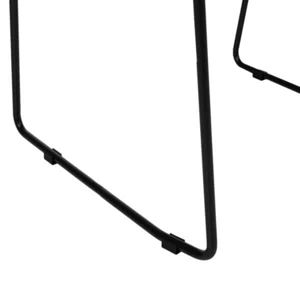 ΚΑΡΕΚΛΑ ΜΕΤΑΛΛΙΚΗ ΜΑΥΡΗ HM5866.01 ΜΑΥΡΟ ΜΑΞΙΛΑΡΙ & RATTAN ΦΥΣΙΚΟ 51.5x58x86Yεκ. - Image 10