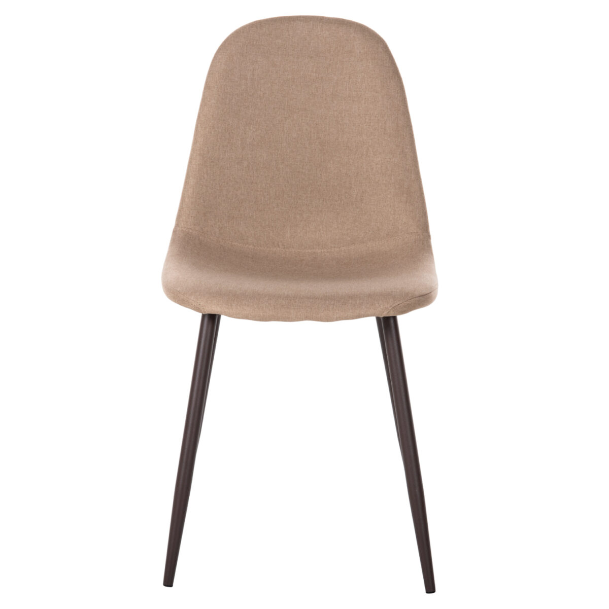 ΚΑΡΕΚΛΑ LEONARDO HM00100.07 ΥΦΑΣΜΑ ΜΠΕΖ ΚΑΙ ΚΑΦΕ ΜΕΤΑΛΛΙΚΑ ΠΟΔΙΑ 45x52x85 εκ. - Image 3