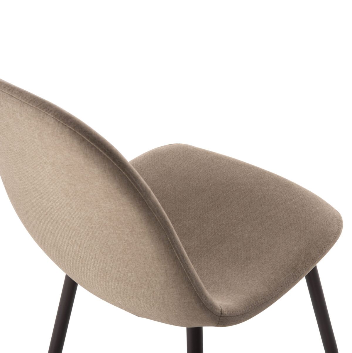 ΚΑΡΕΚΛΑ LEONARDO HM00100.07 ΥΦΑΣΜΑ ΜΠΕΖ ΚΑΙ ΚΑΦΕ ΜΕΤΑΛΛΙΚΑ ΠΟΔΙΑ 45x52x85 εκ. - Image 8