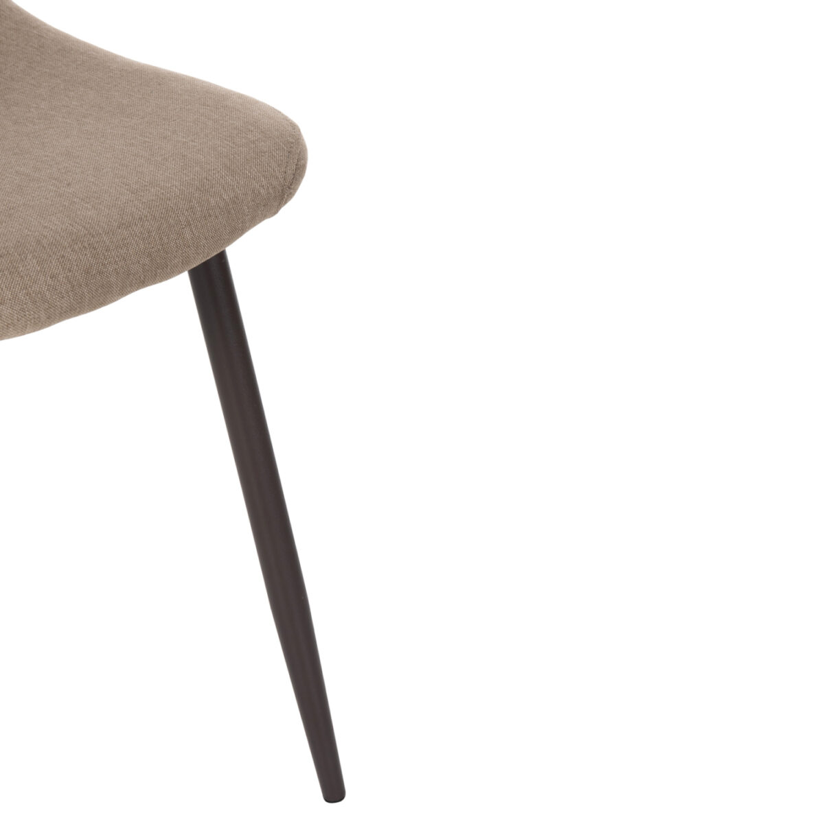 ΚΑΡΕΚΛΑ LEONARDO HM00100.07 ΥΦΑΣΜΑ ΜΠΕΖ ΚΑΙ ΚΑΦΕ ΜΕΤΑΛΛΙΚΑ ΠΟΔΙΑ 45x52x85 εκ. - Image 9