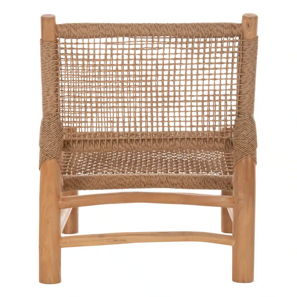 ΚΑΡΕΚΛΑ LONDER HM5986 ΞΥΛΟ TEAK ΣΕ ΦΥΣΙΚΟ ΚΑΙ ΣΥΝΘΕΤΙΚΟ RATTAN 63x77x77Υεκ. - Image 6