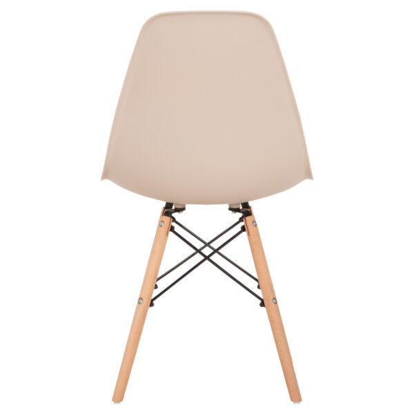 ΚΑΡΕΚΛΑ TWIST HM8460.25 ΜΕ ΞΥΛΙΝΑ ΠΟΔΙΑ ΚΑΙ ΚΑΘΙΣΜΑ PP-ΚΑΠΟΥΤΣΙΝΟ 46x50x82Υεκ. - Image 6