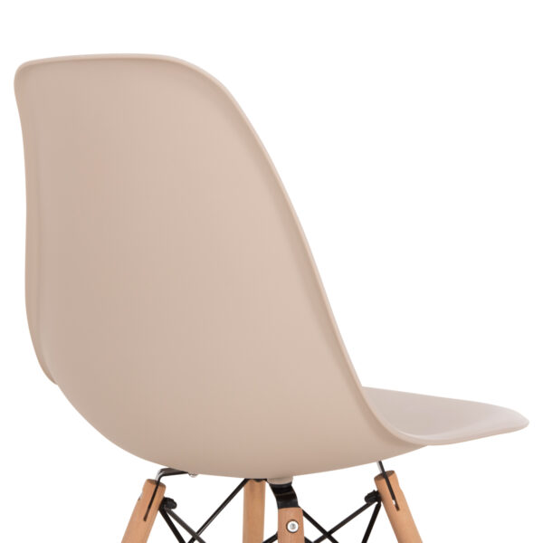 ΚΑΡΕΚΛΑ TWIST HM8460.25 ΜΕ ΞΥΛΙΝΑ ΠΟΔΙΑ ΚΑΙ ΚΑΘΙΣΜΑ PP-ΚΑΠΟΥΤΣΙΝΟ 46x50x82Υεκ. - Image 7