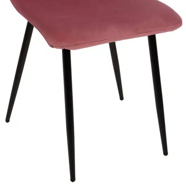 ΚΑΡΕΚΛΑ LATRELL HM8587.02 ΒΕΛΟΥΔΟ ΣΑΠΙΟ ΜΗΛΟ ΜΕ ΜΑΥΡΑ ΜΕΤΑΛΛΙΚΑ ΠΟΔΙΑ 43x54x88Υεκ. - Image 9