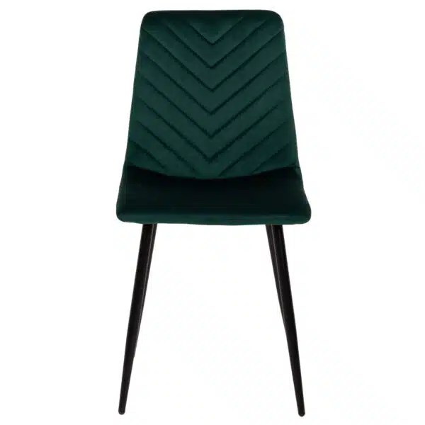 ΚΑΡΕΚΛΑ LATRELL HM8587.03 ΒΕΛΟΥΔΟ ΚΥΠΑΡΙΣΣΙ ΜΕ ΜΑΥΡΑ ΜΕΤΑΛΛΙΚΑ ΠΟΔΙΑ 43x54x88Υεκ. - Image 3