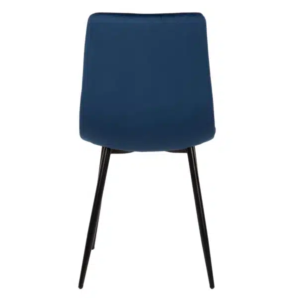 ΚΑΡΕΚΛΑ LATRELL HM8587.08 ΒΕΛΟΥΔΟ ΜΠΛΕ ΜΕ ΜΑΥΡΑ ΜΕΤΑΛΛΙΚΑ ΠΟΔΙΑ 43x54x88Υεκ. - Image 6