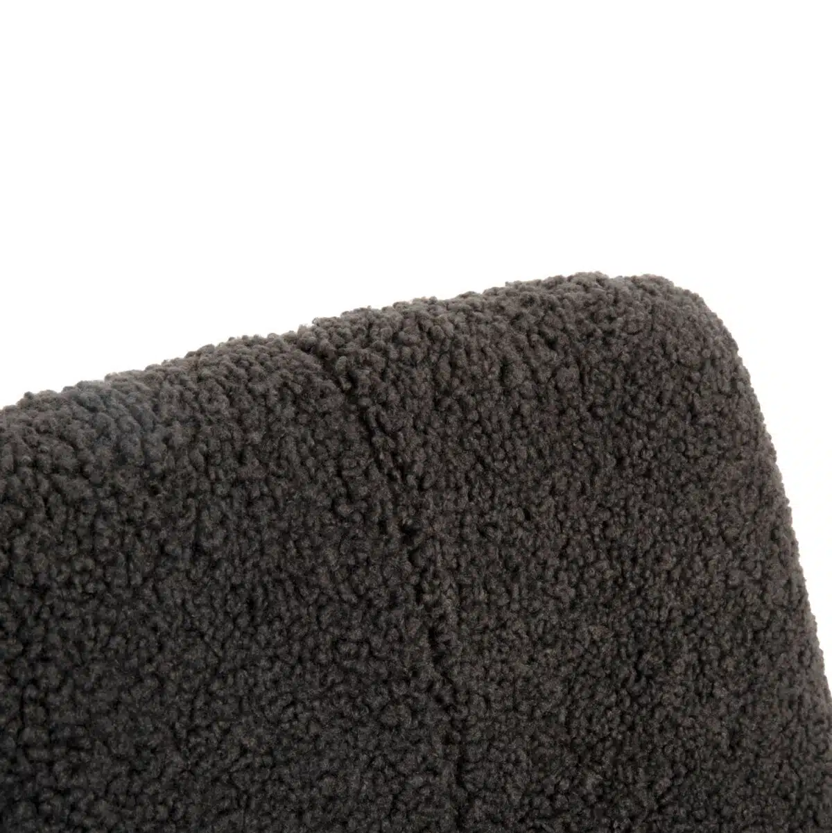 ΚΑΡΕΚΛΑ SHELLY HM8590.01 ΓΚΡΙ TEDDY ΥΦΑΣΜΑ ME ΜΕΤΑΛΛΙΚΑ ΜΑΥΡΑ ΠΟΔΙΑ 48x64x87Yεκ. - Image 9