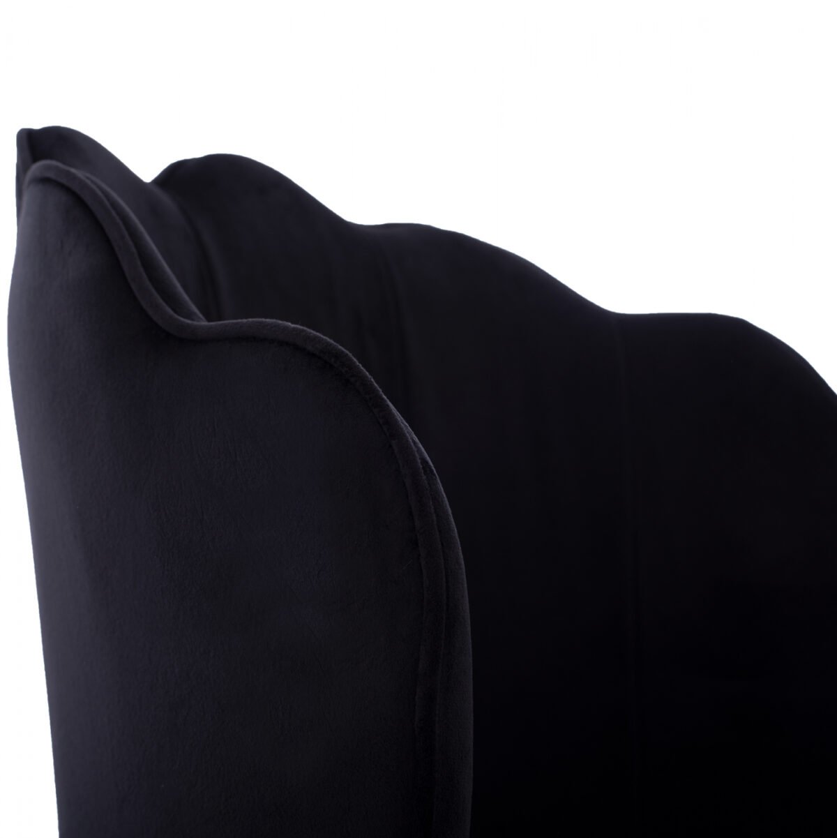 ΚΑΡΕΚΛΑ AVIE HM8737.04 ΒΕΛΟΥΔΟ ΜΑΥΡΟ ΜΕ ΜΕΤΑΛΛΙΚΟ ΧΡΥΣΟ ΣΚΕΛΕΤΟ 48x48x85 εκ. - Image 10