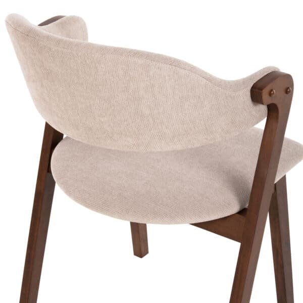 ΚΑΡΕΚΛΑ RIDER HM9734.02 RUBBERWOOD ΣΕ ΚΑΡΥΔΙ-ΥΦΑΣΜΑ ΕΚΡΟΥ 59x59x83Yεκ. - Image 10