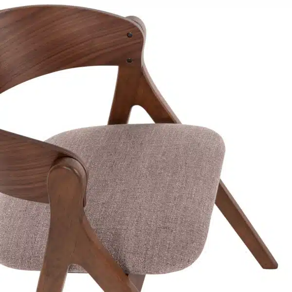 ΚΑΡΕΚΛΑ NEKKER HM9739.01 RUBBERWOOD ΣΕ ΚΑΡΥΔΙ-ΜΠΕΖ ΥΦΑΣΜΑ ΚΑΘΙΣΜΑ 56x55x78Yεκ. - Image 8