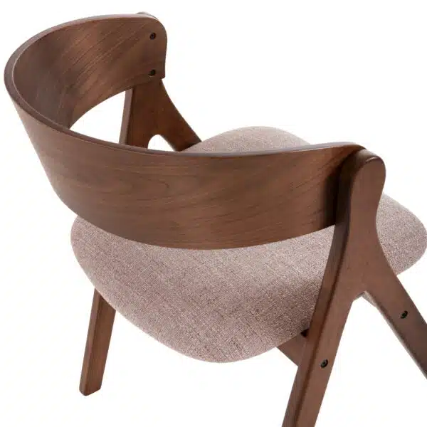 ΚΑΡΕΚΛΑ NEKKER HM9739.01 RUBBERWOOD ΣΕ ΚΑΡΥΔΙ-ΜΠΕΖ ΥΦΑΣΜΑ ΚΑΘΙΣΜΑ 56x55x78Yεκ. - Image 9