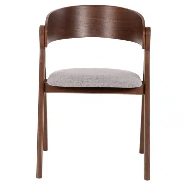 ΚΑΡΕΚΛΑ NEKKER HM9739.02 RUBBERWOOD ΣΕ ΚΑΡΥΔΙ-ΓΚΡΙ ΥΦΑΣΜΑ ΚΑΘΙΣΜΑ 56x55x78Yεκ. - Image 3